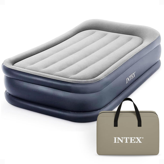 INTEX Dura-Beam Plus Pillow Rest Air Mattress – Twin, 16.5in