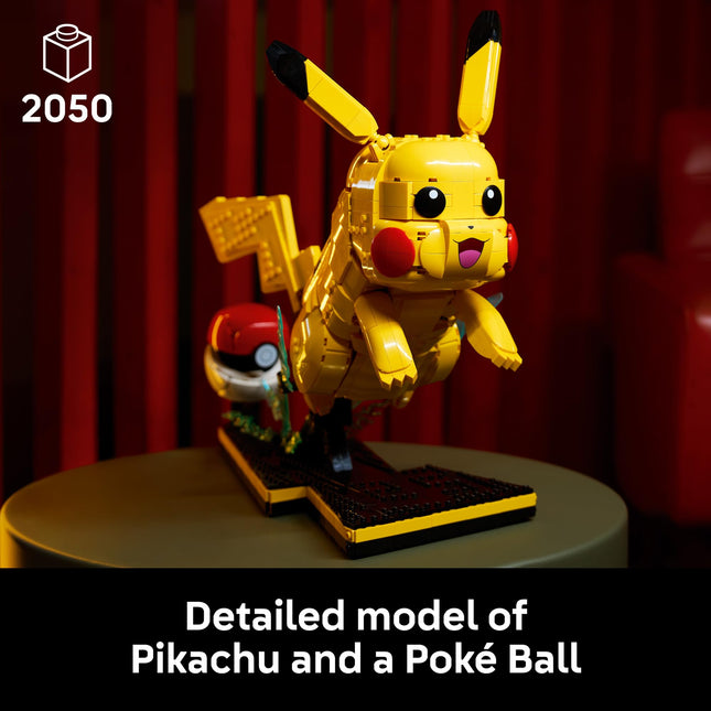 LEGO Pokémon Pikachu and Poké Ball - Collectible Building Sets for Adults, Ages 18+ - Pokémon Figure for Display - Desk, Shelf or Office Decor - Gift for Men & Women - 72152 🍁 All In One Marketplace Canada