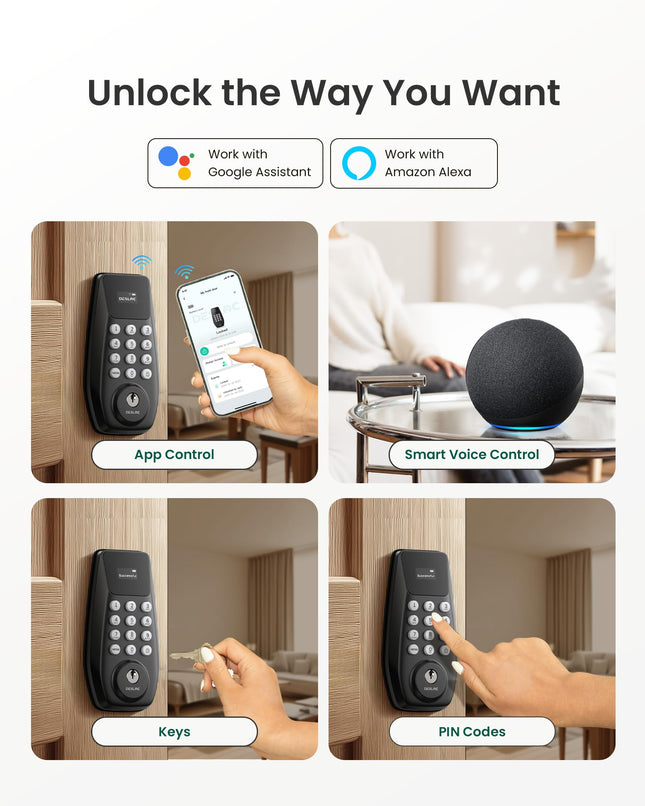 DESLOC C100 Plus WiFi Smart Keyless Door Lock