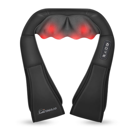 Snailax Shiatsu Neck Massager with Heat, 8 Kneading Nodes for Shoulders 🍁 All In One Marketplace Canada