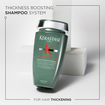 Kérastase Genesis Homme Bain De Masse Epaississant Shampoo for Men, 250 mL 🍁 All In One Marketplace Canada