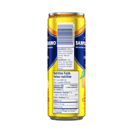 San Pellegrino Limonata Italian Sparkling Fruit Beverage, 24 x 330ml