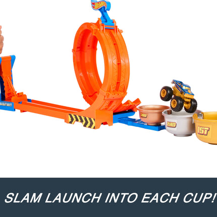 Hot Wheels Monster Trucks Loop-and-Flip Playset