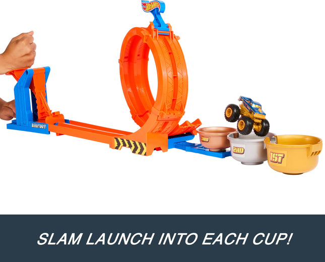 Hot Wheels Monster Trucks Loop-and-Flip Playset