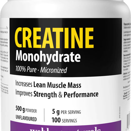 Webber Naturals Micronized Creatine Monohydrate 100 serv