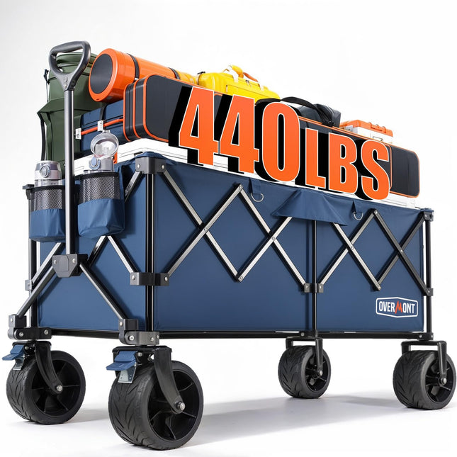 Overmont 300L Foldable Utility Beach Wagon