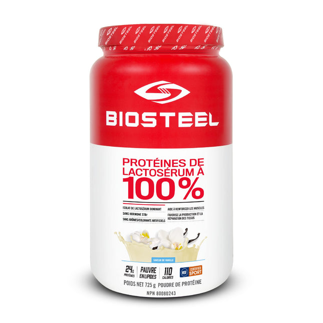 BioSteel 100% Whey Protein Vanilla, 25 Servings