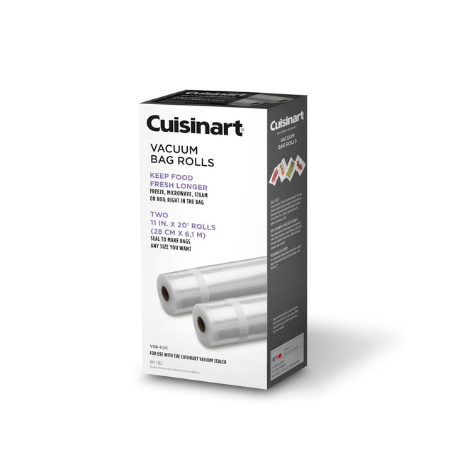 Cuisinart Vacuum Food Sealer Bags 11"x20", 2-Pack