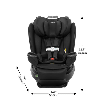 Evenflo Gold Revolve360 Extend All-in-One Rotational Car Seat with SensorSafe - Onyx 🍁 All In One Marketplace Canada