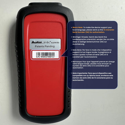 Autel AutoLink AL619 OBD2 Scanner, 2026 Newer ABS SRS Diagnostic Code Reader with10 OBDII Test Modes, Turn Off Check Engine Light, DTC Lookup, Live Data, Updated of MS319/ AL519/ ML519/ ML619 🍁 All In One Marketplace Canada