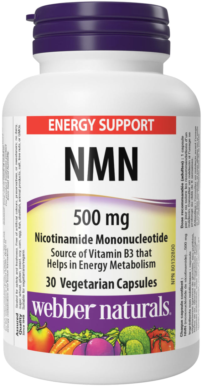 Webber Naturals NMN 500mg 30 Capsules