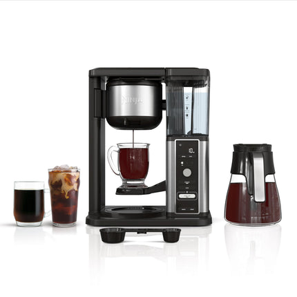 Ninja® Hot & Iced Coffee Maker with Rapid Cold Brew, Single Serve to 10-Cup Drip Brewer, Glass Carafe, No Pods Required, Classic/Rich/Over Ice Brew, Keep Warm & 24-Hour Delay Brew, CM360C 🍁 All In One Marketplace Canada