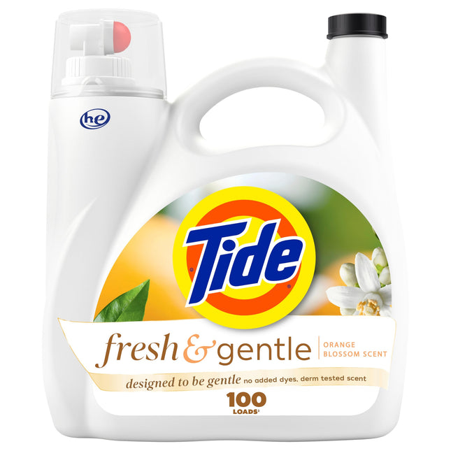Tide Fresh & Gentle Liquid Detergent 100 Loads