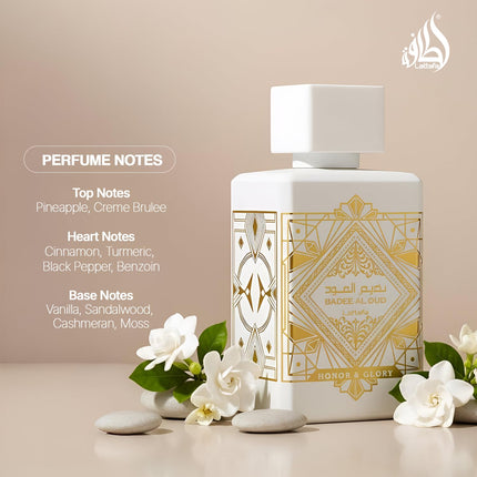 Lattafa Badee Al Oud Honor And Glory EDP Spray Unisex-3.4 oz