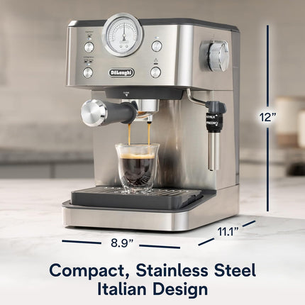 De'Longhi Classic Signature Espresso Machine, Adjustable Milk Frother 🍁 All In One Marketplace Canada
