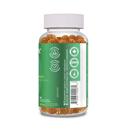 Organika Magnesium Gummies with Zinc & Calcium 90ct