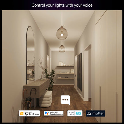Philips Hue Essential Starter Kit: Bridge + 4 Essential E26 Smart Bulbs, White and Color Ambiance, 2200K-6500K, Dimmable, Works with Alexa, Google Assistant, Samsung SmartThings, Apple Home 🍁 All In One Marketplace Canada
