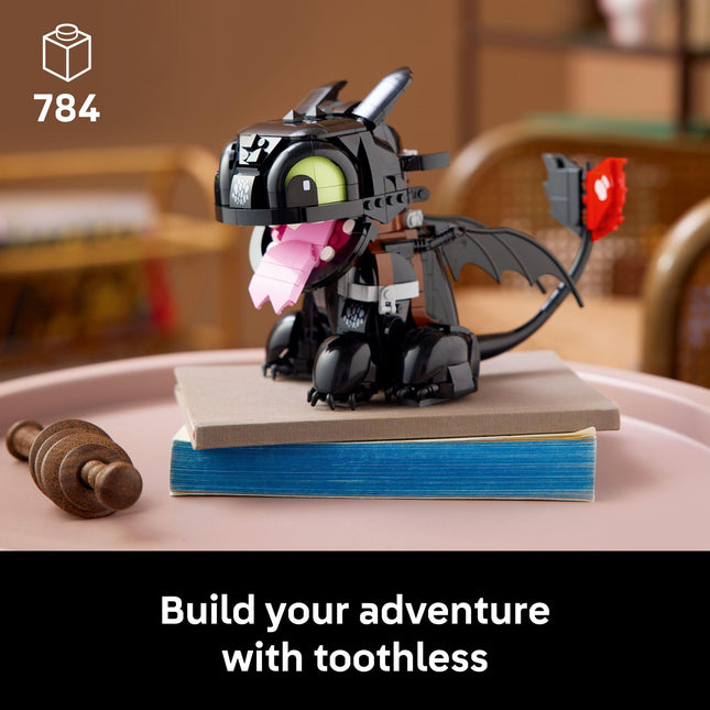 LEGO Icons How to Train Your Dragon: Toothless Building Set for Adults, Ages 18+ - Room Decor for Office, Bedroom, or Book Shelf - Collectible for Movie Fans - Gift Idea for Birthdays - 10375 🍁 All In One Marketplace Canada