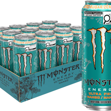 MONSTER ENERGY Ultra Fiesta Zero Sugar, 12-Pack