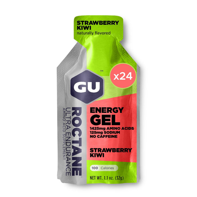 GU Roctane Energy Gel Strawberry Kiwi 24-Pack
