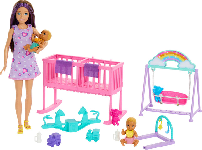 Barbie Skipper Doll & Nursery Playset with Accessories
