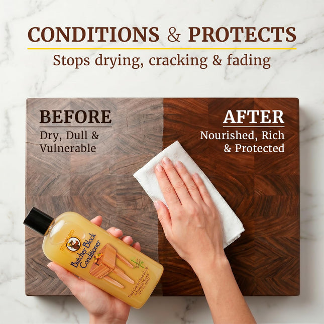 Howard BBC012 Butcher Block Conditioner, 12-Ounce