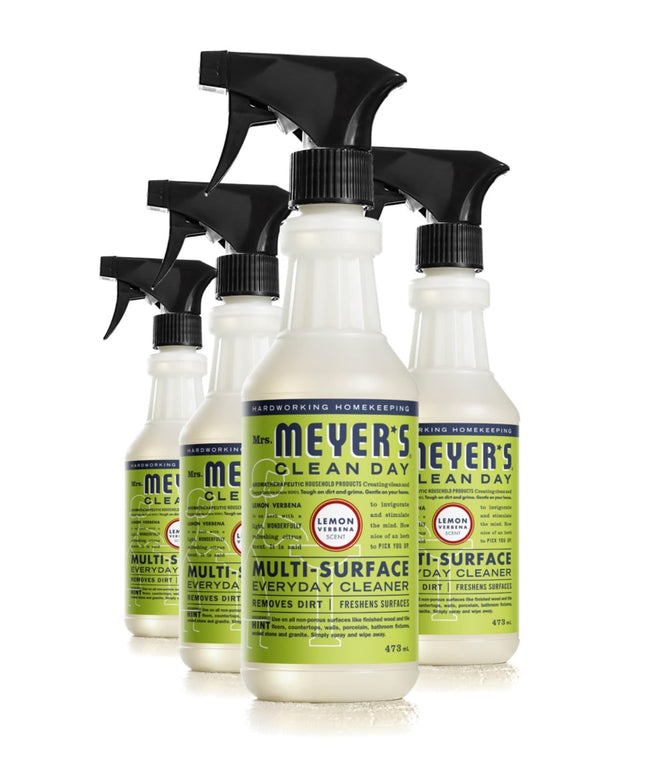 Mrs. Meyer's Lemon Verbena Multi-Surface Cleaner – 4x473mL