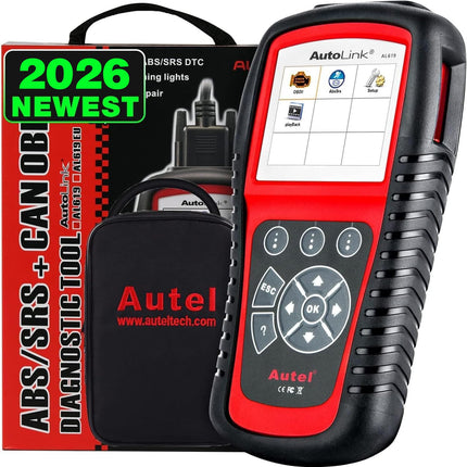 Autel AutoLink AL619 OBD2 Scanner, 2026 Newer ABS SRS Diagnostic Code Reader with10 OBDII Test Modes, Turn Off Check Engine Light, DTC Lookup, Live Data, Updated of MS319/ AL519/ ML519/ ML619 🍁 All In One Marketplace Canada