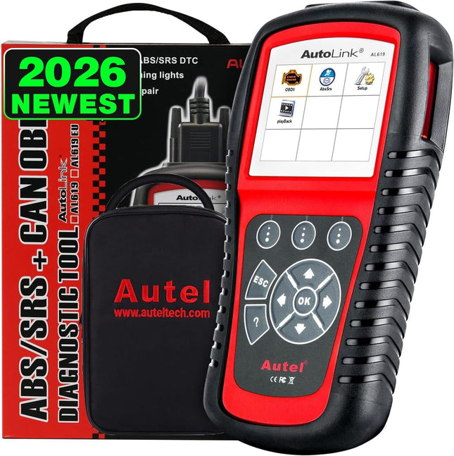 Autel AutoLink AL619 OBD2 ABS/SRS Diagnostic Scanner