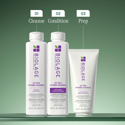 Biolage Conditioner, Ultra HydraSource Conditioning Balm, Hydrating Conditioner for Very Dry Hair, Curly Hair Conditioner, Moisturizes and Softens Hair, Sulfate Free, Silicone Free, Paraben Free, Vegan 🍁 All In One Marketplace Canada