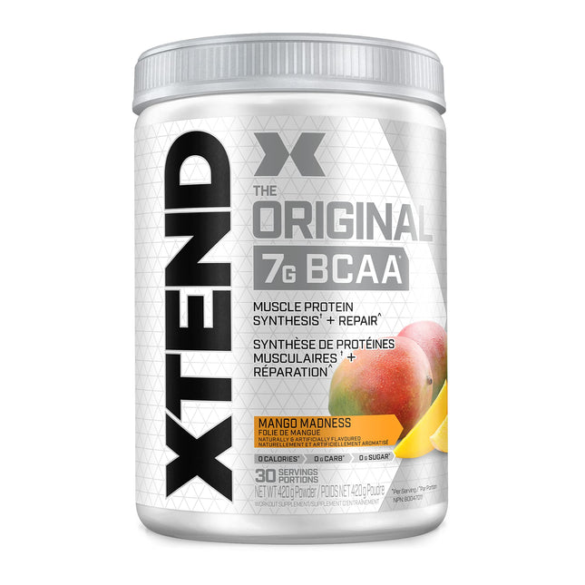 Scivation XTEND 支鏈胺基酸 (BCAA) 粉 Mango Madness 風味 – 30 份裝