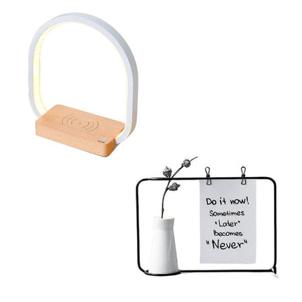 Multifunctional Modern Table Lamp with Wireless Charging