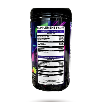 Project M Mindbender V5 High Stim Pre-Workout 40/20 Servings