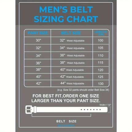 1 pc Leather Belt for Men