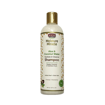 African Pride Moist Miracle Aloe & Coco Shampoo 12 oz