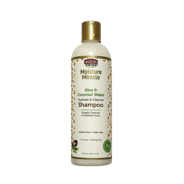 African Pride Moist Miracle Aloe & Coco Shampoo 12 oz