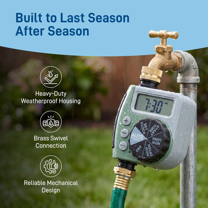 Orbit Single-Dial Hose Faucet Timer