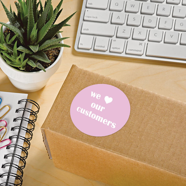 Avery Matte White Round Labels 2" – 120 Pack