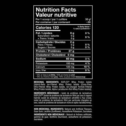 ALLMAX ISOFLEX Whey Protein Isolate, Vanilla, 2 lb
