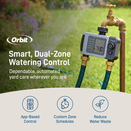 Orbit 24632 B-hyve XD 2-Port Smart Hose Watering Timer