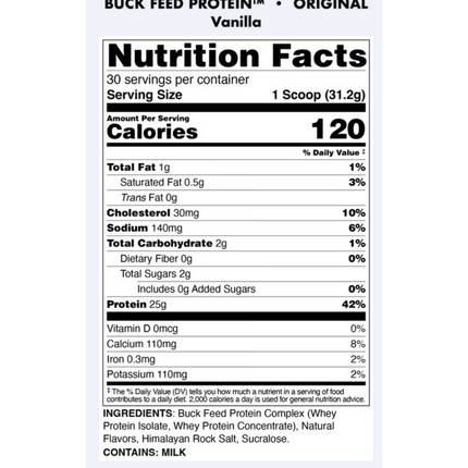 Bucked Up Buck Feed Protein Powder
