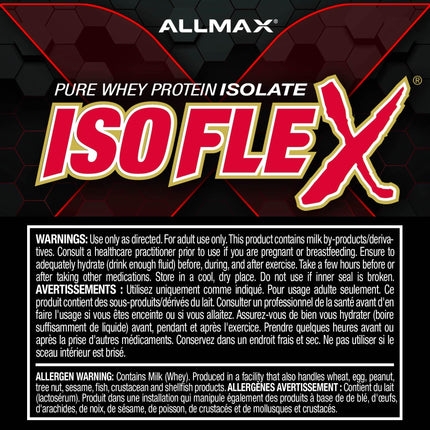 ALLMAX ISOFLEX Whey Protein Isolate, Vanilla, 2 lb