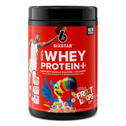 Six Star Whey Protein Powder Plus - Kellogg’s Froot Loopss, 18 Servings 🍁 All In One Marketplace Canada