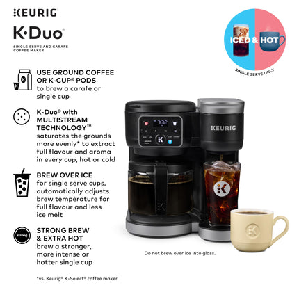 Keurig K-Duo Coffee Maker, Black