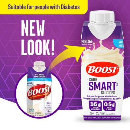 BOOST CarbSmart Vanilla High Protein 24-Pack