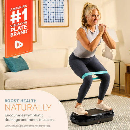 Lifepro Waver Mini Vibration Plate Exercise Machine, Compact & Powefull