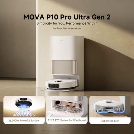 MOVA 2026 New P10 Pro Ultra Gen 2 Robot Vacuum and Mop with 26000Pa Suction 🍁 All In One Marketplace Canada
