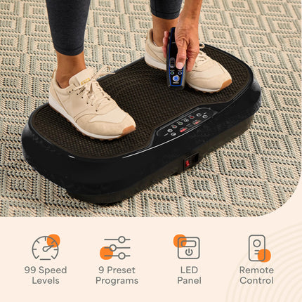 Lifepro Waver Mini Vibration Plate Exercise Machine, Compact & Powefull