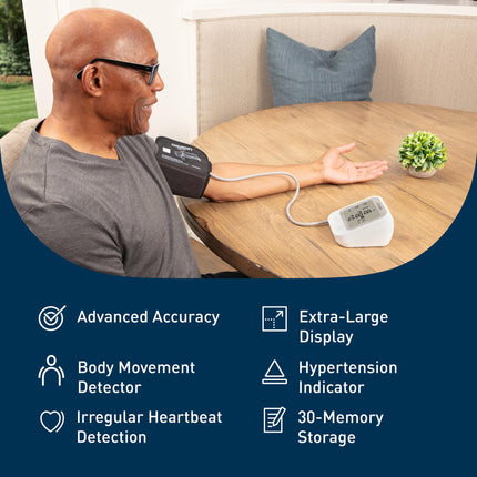 Omron Silver Upper Arm Blood Pressure Monitor