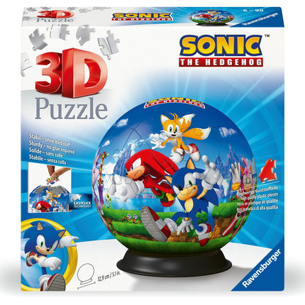 Ravensburger Sonic The Hedgehog 3D Jigsaw Puzzle Ball for Adults and Kids - 11592 - Great Gift for Any Birthday, Holiday, or Special Occasion 🍁 All In One Marketplace Canada